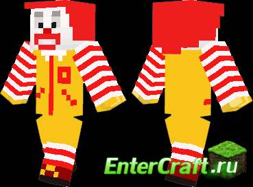 Ronald McDonald скин (Макдональд)