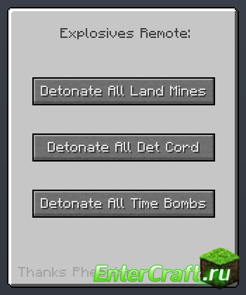 [1.2.4] More Explosives Mod 1.7
